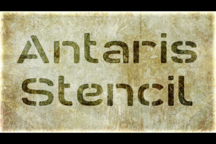 Antaris Stencil: A Modern Sans Serif for Bold Web Typography