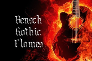 Bensch Gothic Flames: A Bold Typeface for Editorial Design