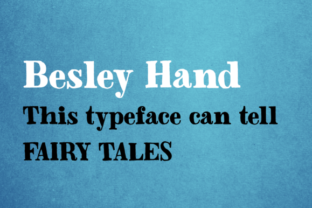 Besley Hand: The Perfect Serif Typeface for Small Business Branding