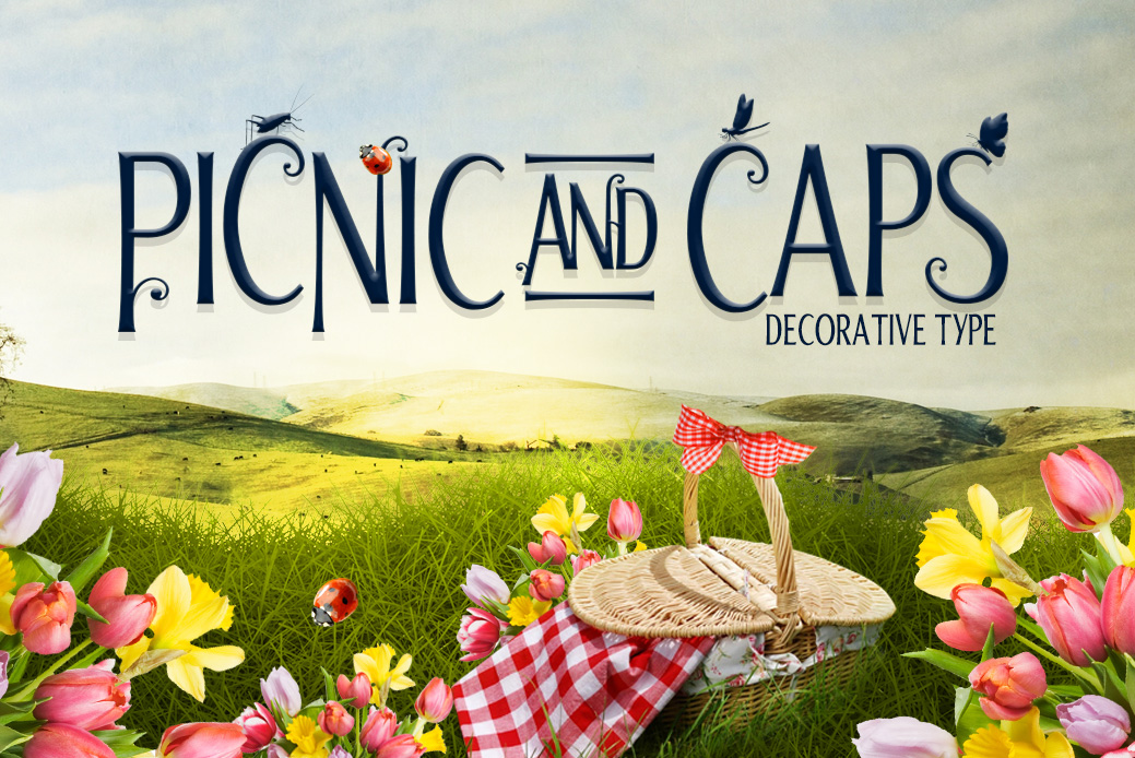 Bringing Charm to Your Shop with Picnic Caps Font