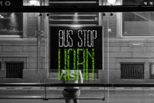 Bus Stop Worn: A Creative Typeface for Authentic Brand Identity