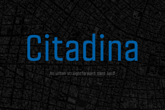 Citadina Family: A Modern Sans Serif for Handmade Branding