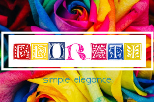 Florati Typeface: Elevating Editorial Design with Decorative Capitals