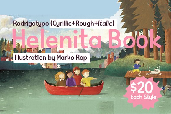 Helenita Book: A Modern Sans Serif Typeface for Editorial Design
