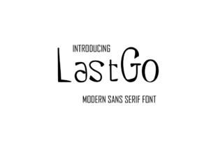LastGo: The Modern Sans Serif Typeface for Editorial Design