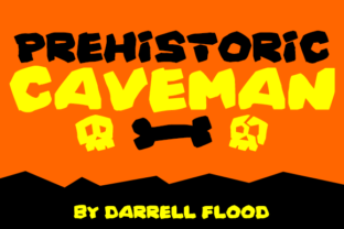 Prehistoric Caveman Typeface: Unleash Bold Visual Impact