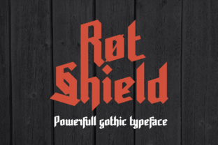 Rot Shield: The Gothic Typeface for Bold Digital Branding