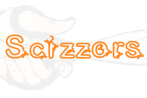 Scizzors Typeface Review: A Rounded Decorative Font for Playful Brand Identity