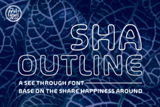 SHA Outline: A Playful Sans Serif for Friendly Brand Identities