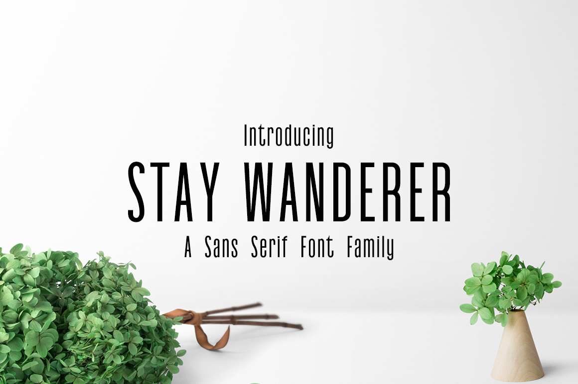 Stay Wanderer: The Sans Serif Typeface for Modern Campaigns