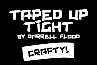 Taped Up Tight: A Decorative Typeface for Editorial Play