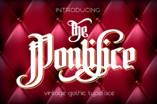The Pontifice Typeface: Elevating Editorial Design with Gothic Elegance