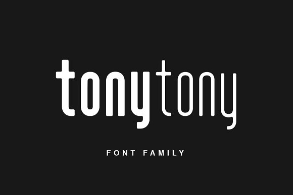 TonyTony: A Versatile Sans Serif Typeface for Modern Web Design