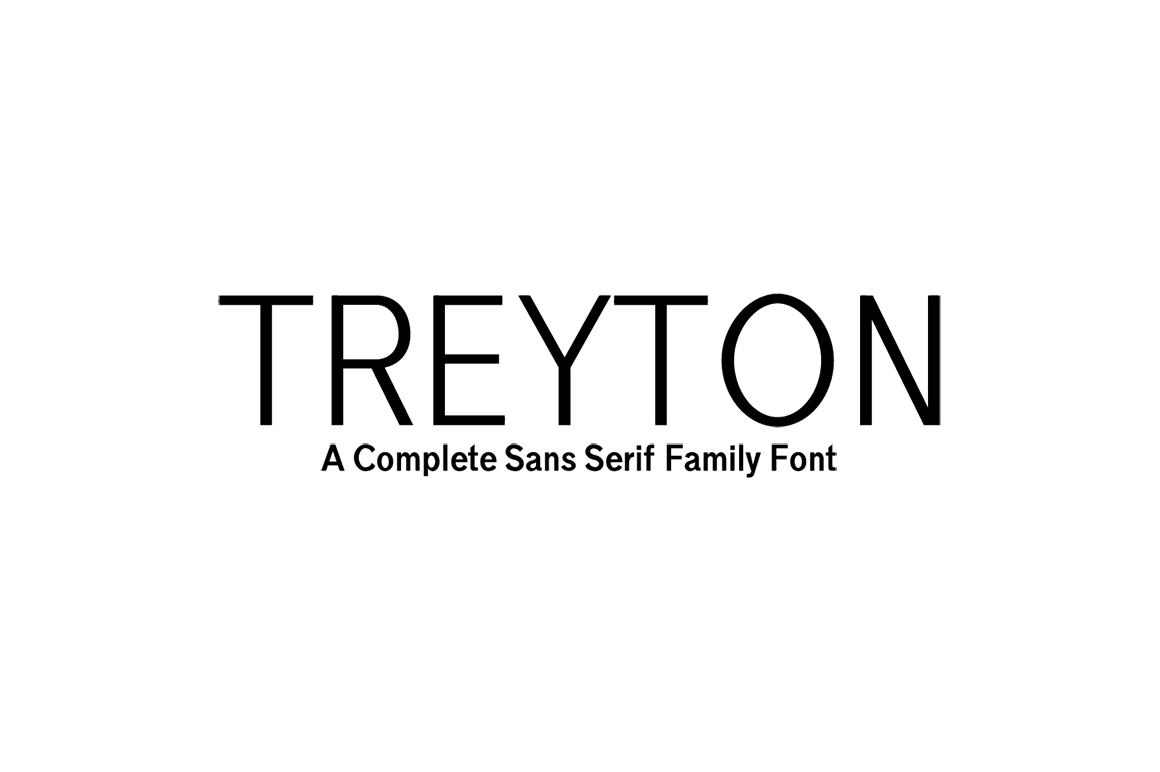 Treyton: A Modern Sans Serif Typeface for Editorial Clarity