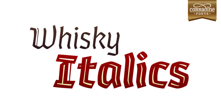 Whisky Italic Family: A Blackletter Typeface for Modern Editorial Design