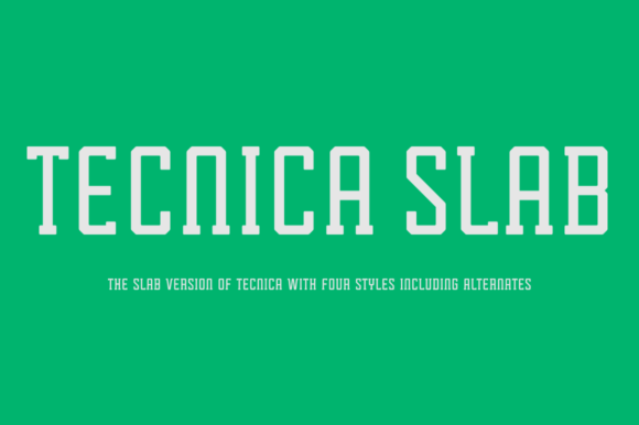 Why Tecnica Slab Family is the Perfect Display Font for Modern Web Design